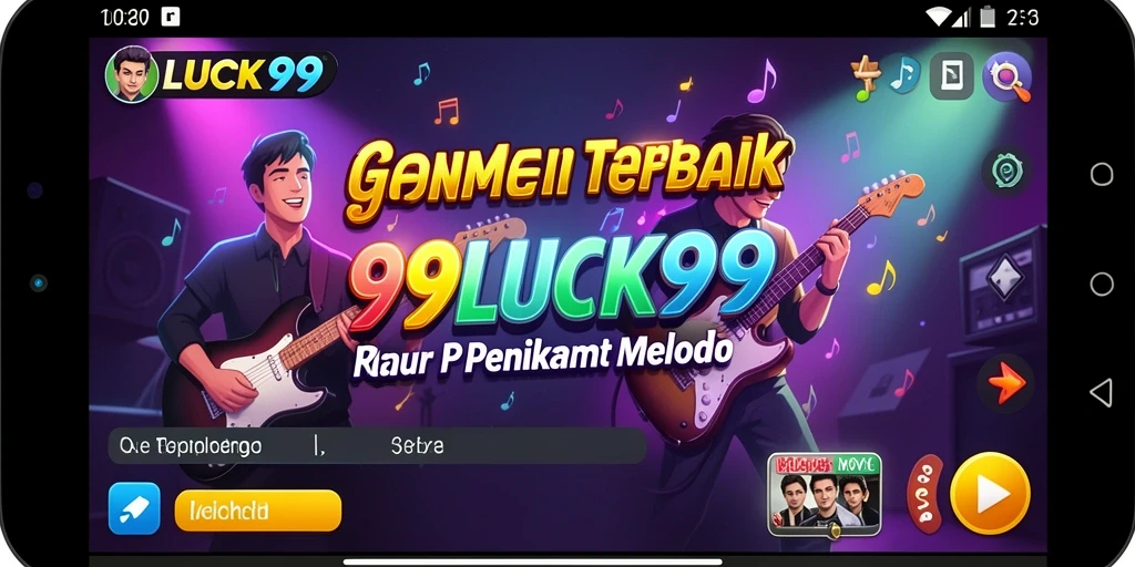 Screenshot gameplay 99LUCK99 menampilkan keseruan bermain musik.