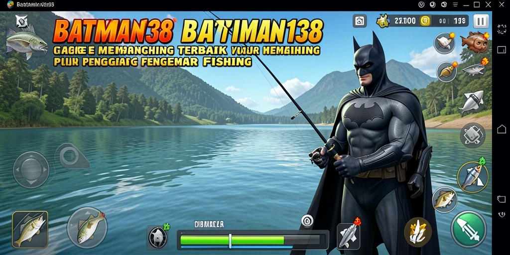 Tampilan gameplay memancing yang menarik dari BATMAN138.