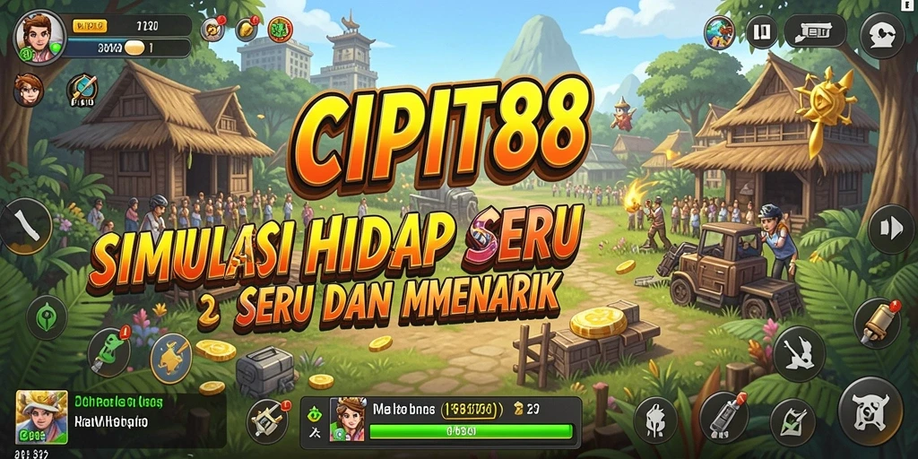 Screenshot gameplay <strong>CIPIT88</strong> menampilkan interaksi karakter yang dinamis dan lingkungan mendetail.