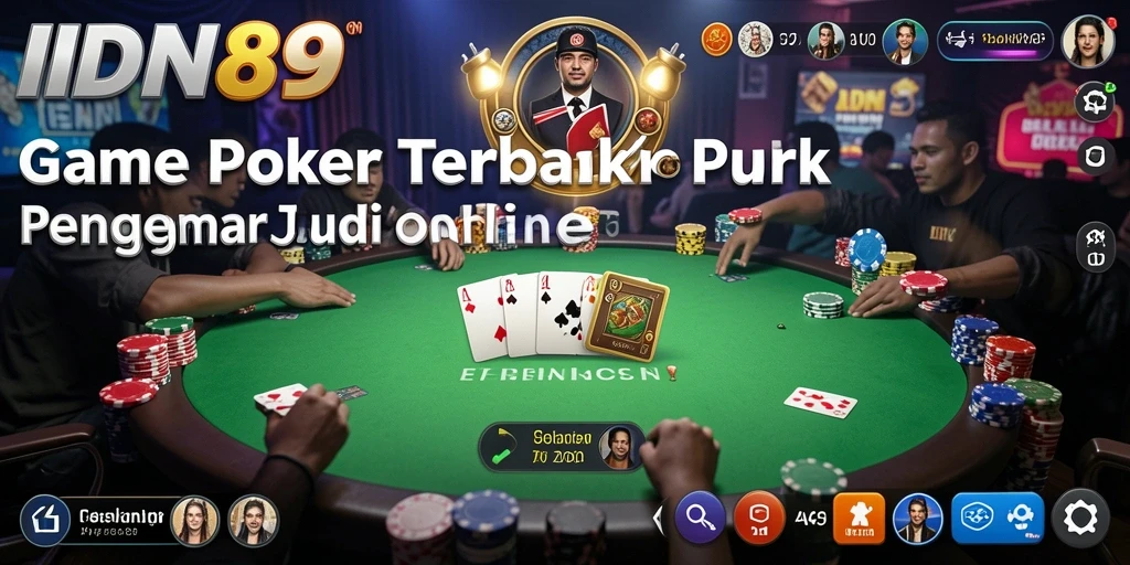 Tangkapan layar dari gameplay seru di IDN89 Poker.