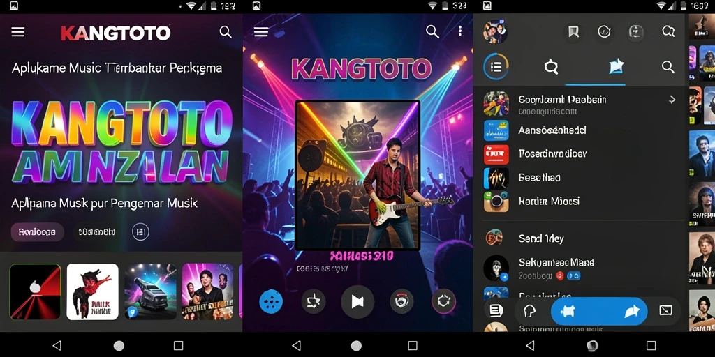 Tampilan gameplay KANGTOTO yang menarik dan interaktif dalam permainan musik.