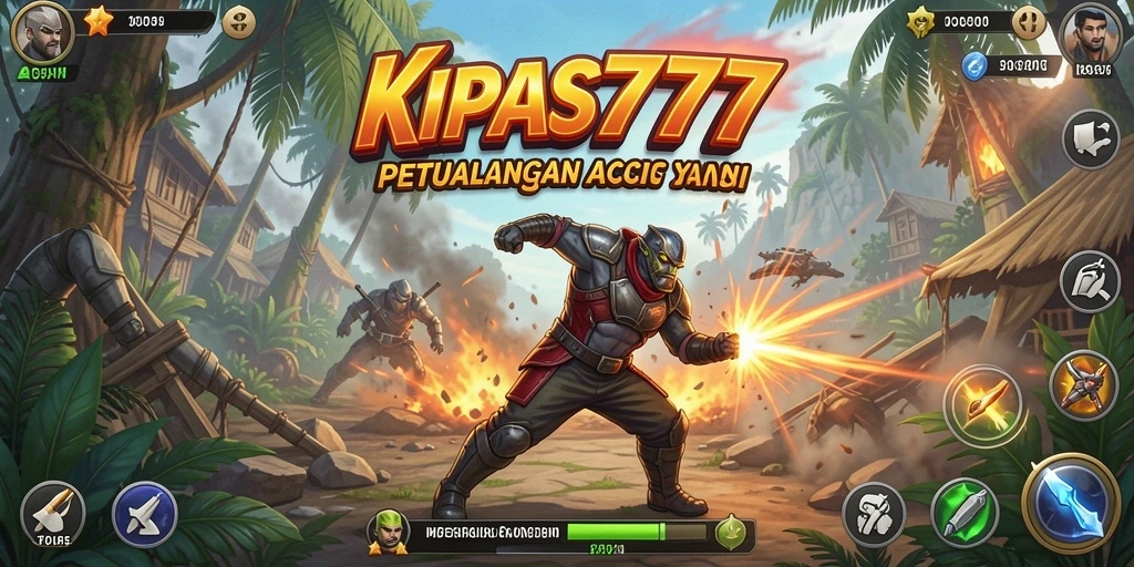 Tangkapan layar gameplay KIPAS777 yang menunjukkan aksi mendebarkan.