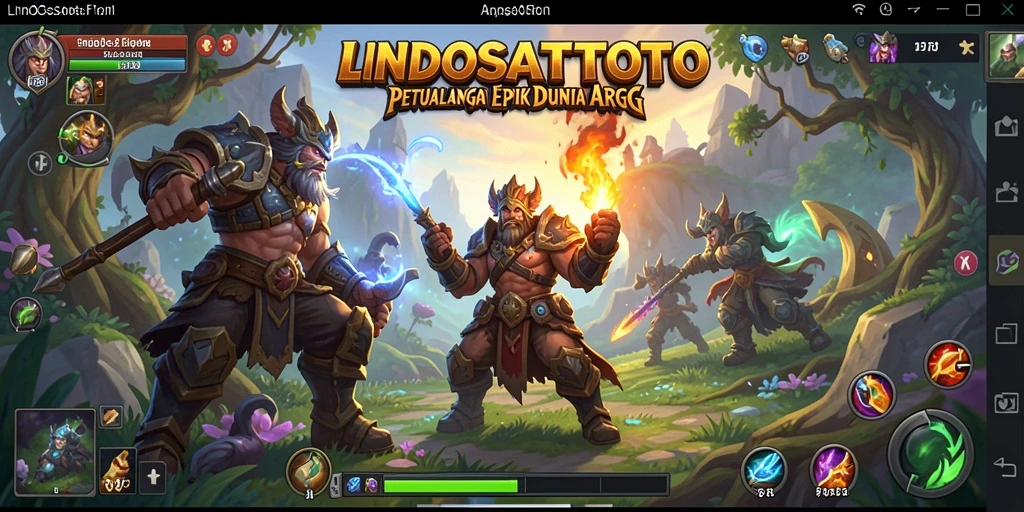 Screenshot tampilan gameplay ARPG LNDOSATTOTO yang seru dan penuh aksi.