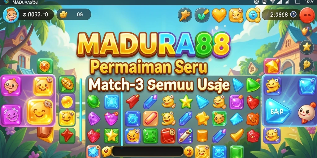 Menampilkan gameplay seru dan penuh warna di MADURA88.