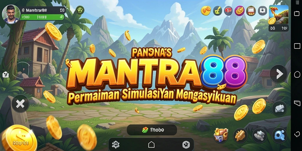 Tampilan gameplay MANTRA88 yang menarik dan interaktif.