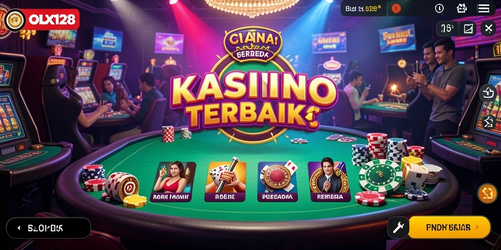 Tampilan gameplay Kasino yang mendebarkan di OLX128.