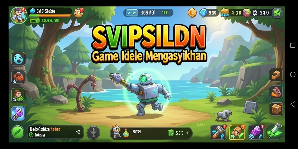 Screenshot gameplay SVIPSILDN yang menampilkan elemen Idle yang menarik.