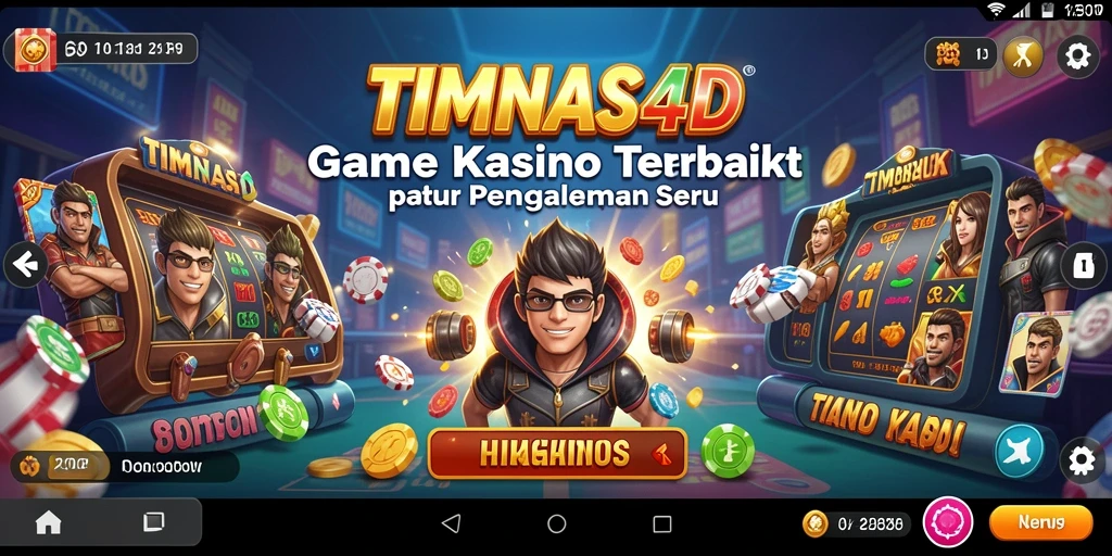 Tampilan menarik gameplay Kasino di TIMNAS4D.