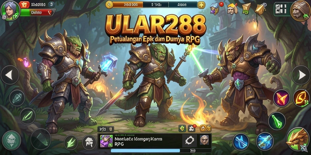 Gameplay ULAR288 menampilkan pertarungan seru dan eksplorasi mendalam.
