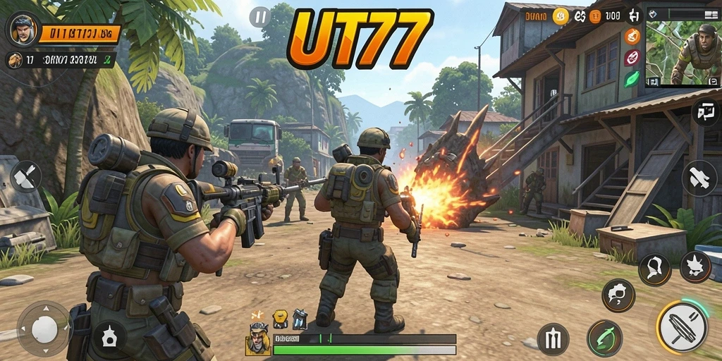 Screenshot UT77 menampilkan gameplay simulasi kehidupan yang menarik.