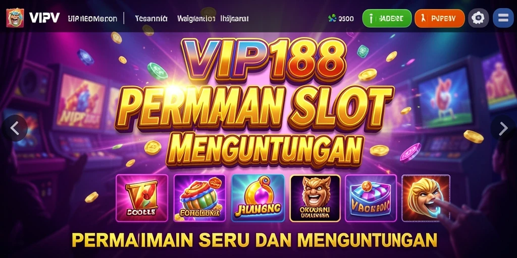 Tampilan menarik gameplay Slot VIP188 yang mengasyikkan.