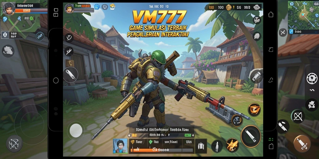 Screenshot gameplay VM777 yang menggambarkan suasana simulasi yang menarik.
